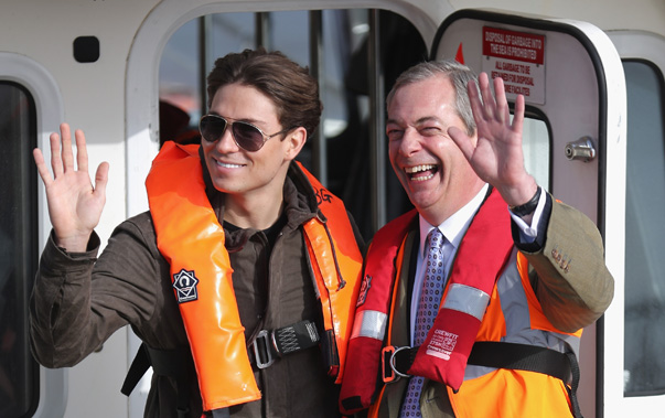 On The General Election Campaign Trail With UKIP Party Leader Nigel Farage