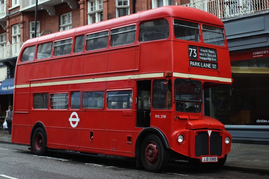 A 1966 Original Routemaster Bus Before It Goes Up For Auction As Part Of Christies "The London Sale"