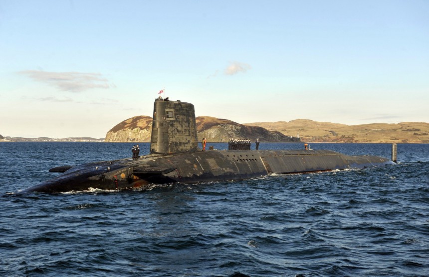 BRITAIN-CAMERON-SUBMARINE