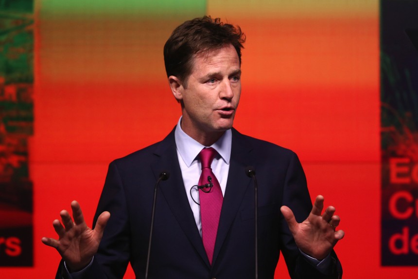 Deputy Prime Minister Nick Clegg First Speech After European Elections