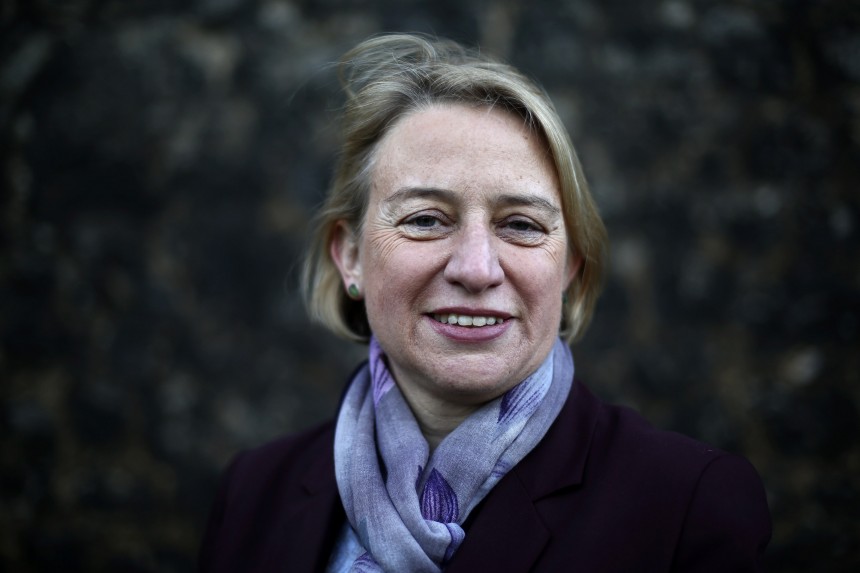 LONDON, ENGLAND - JANUARY 28:  Natalie Bennett, the leader of the Green Party, poses for a photograph on January 28, 2015 in London, England. Prime Minister David Cameron has stated that he is unwilling to take part in televised debates unless the Green Party is invited after its success in the European elections.  (Photo by Carl Court/Getty Images)