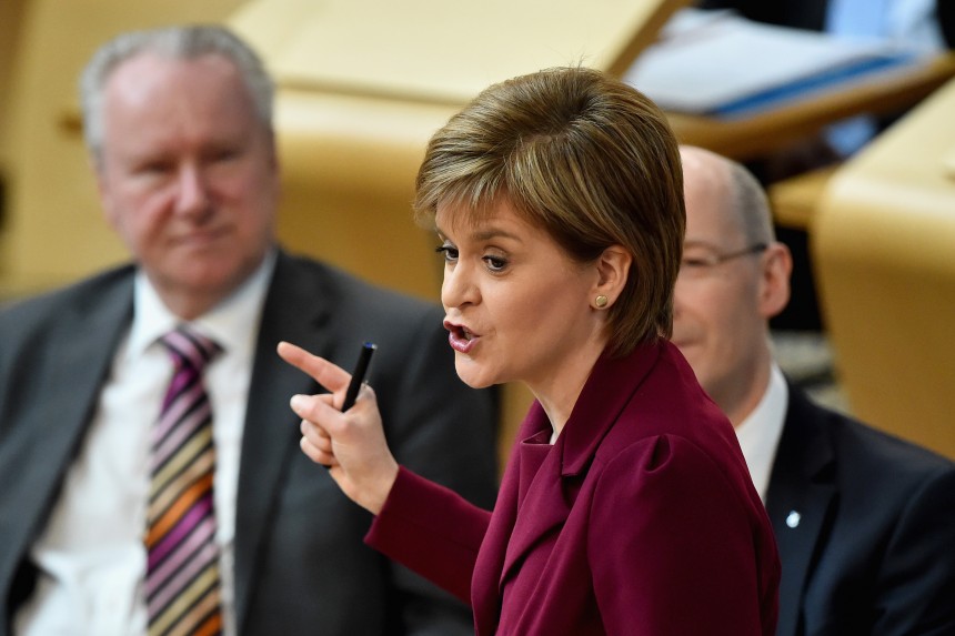 Scotland's First Minister Nicola Sturgeon Attends FMQ's