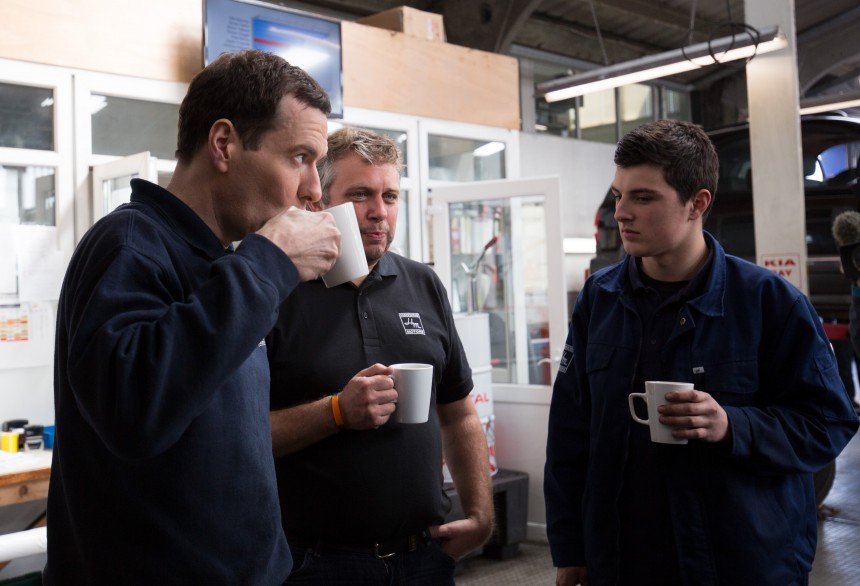 George Osborne On The Conservative Party Election Trail In The South West