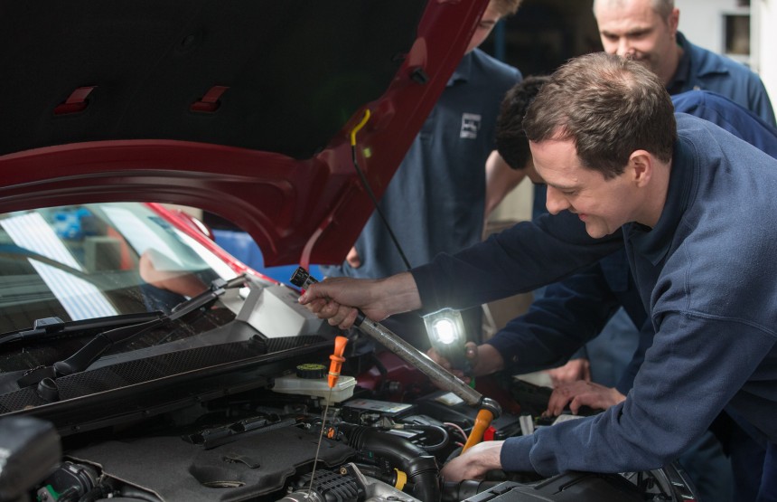 George Osborne On The Conservative Party Election Trail In The South West