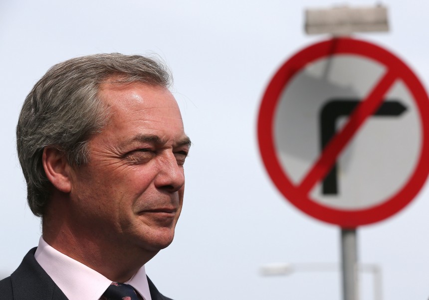Nigel Farage Campaigns In Clacton And Thurrock